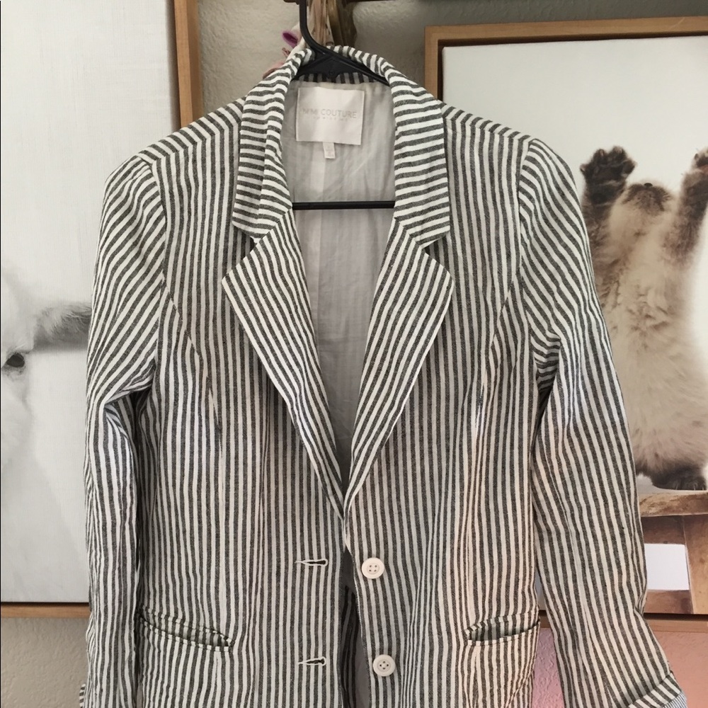 Macy’s linen blazer jacket